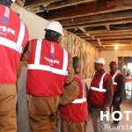 hotes workers in house