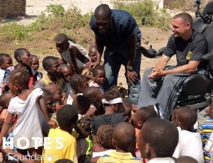 mike the veteran who received a track chair volunteered in haiti