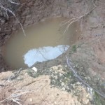 dirty trench water