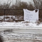 FEMA closing sign snow